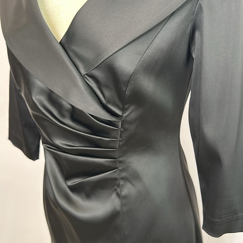 Kay Unger Shawl Collar Sheath Dress - Picture 4 of 9